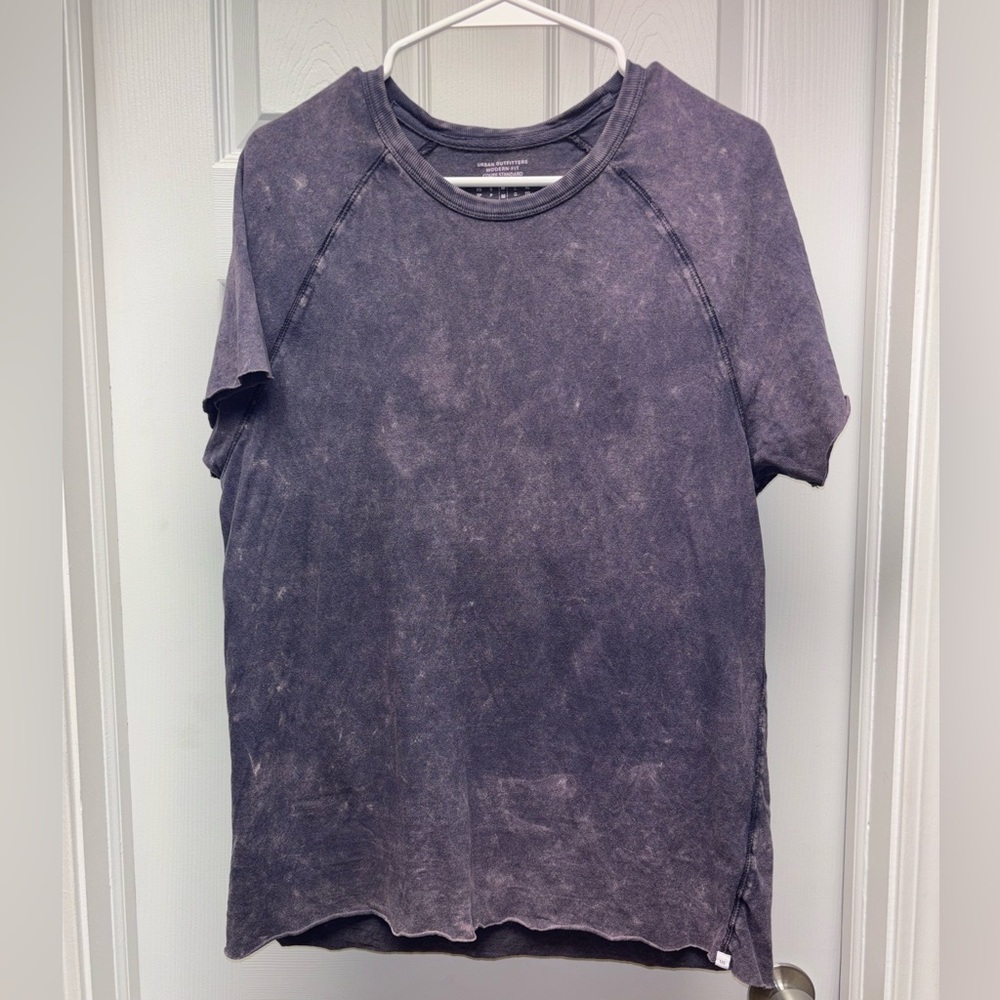 Urban Outfitters Washed Purple Short Sleeve Top | Size M - Picture 1 of 6